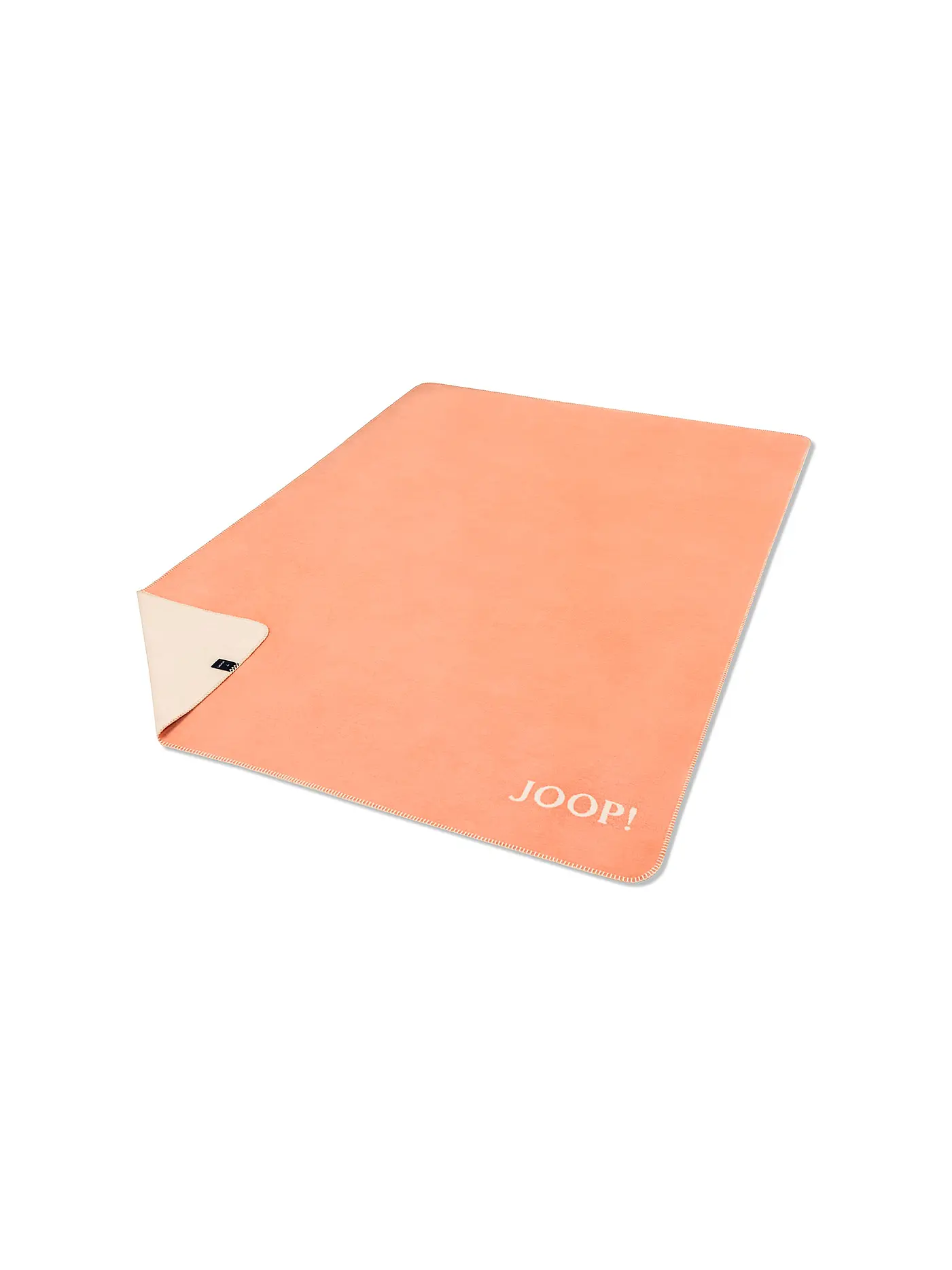 JOOP | Wohndecke 150x200cm UNI-DOUBLEFACE Apricot-Sand | 